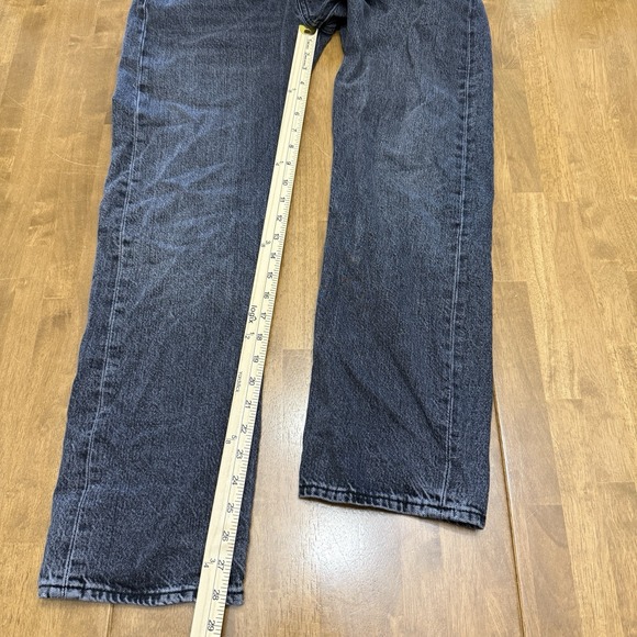 Levis 501 button fly jeans men's 32x30 black original fit straight y2k grunge‎ - Picture 9 of 13